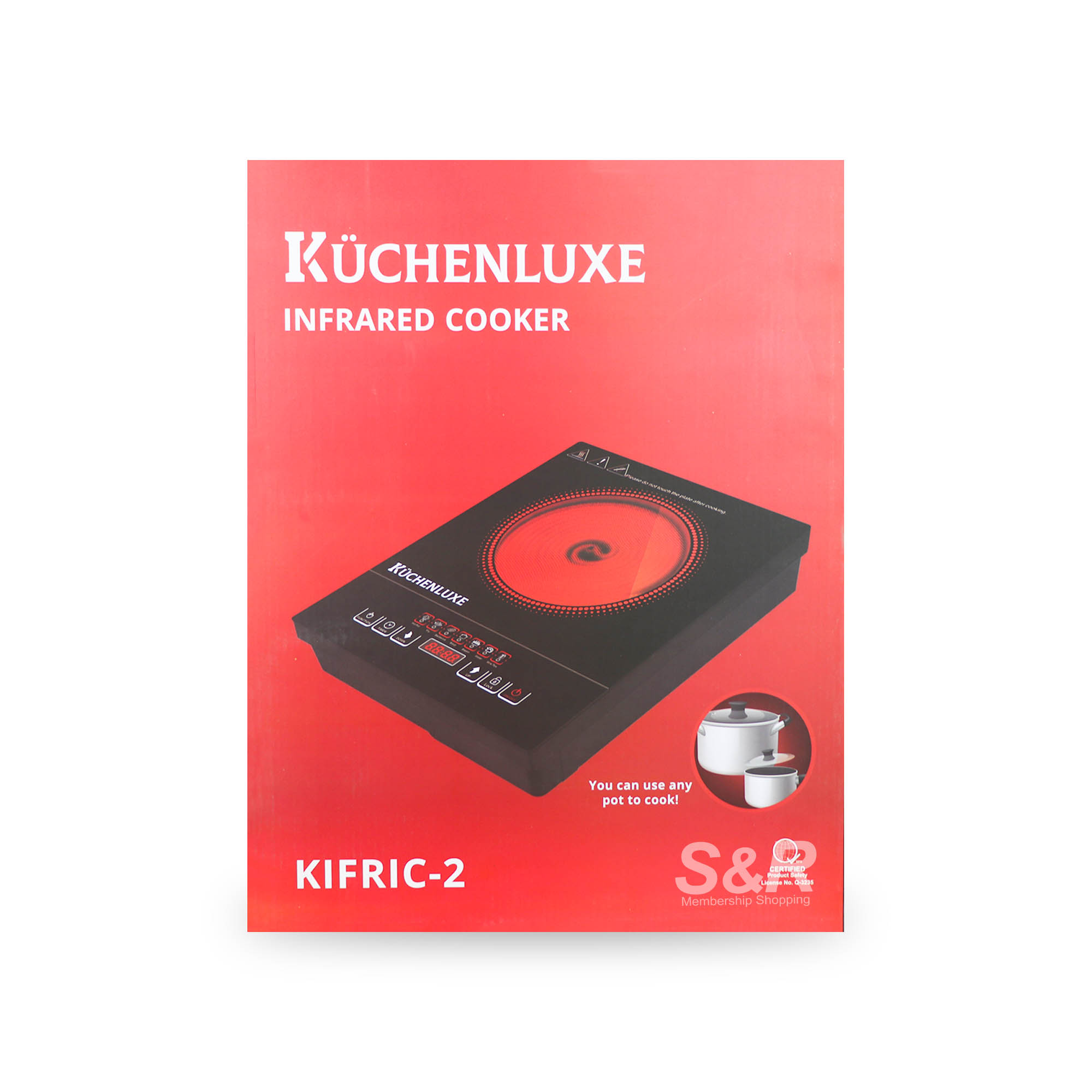 Kuchenluxe Infrared Cooker KIFRIC-2 1pc